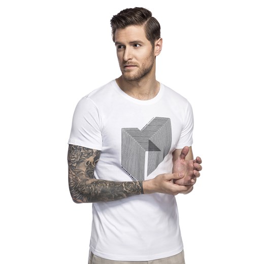 T-shirt męski Giacomo Conti z krótkimi rękawami 