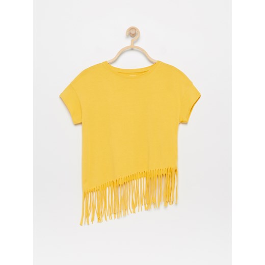 Reserved - T-shirt z bawełny organicznej - Żółty  Reserved 152 