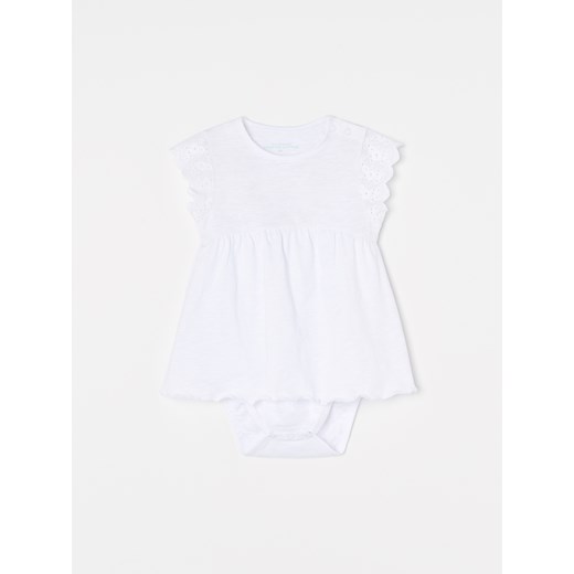 Reserved - Body - sukienka z bawełny organicznej - Biały  Reserved 62 
