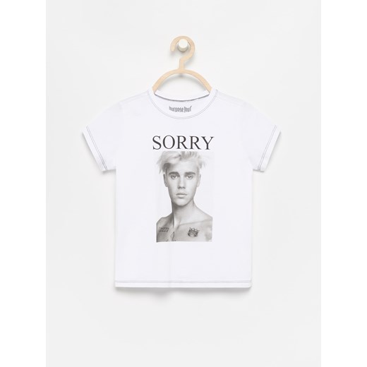 Reserved - T-shirt Bieber - Biały Reserved  164 