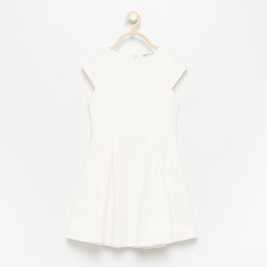 Reserved - Biała żakardowa sukienka - Biały Reserved  98 