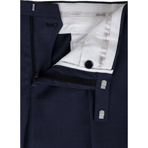 Spodnie męskie niebieskie Armani casualowe 