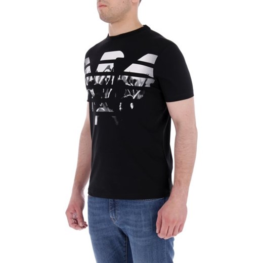 T-shirt męski Emporio Armani z krótkim rękawem w stylu młodzieżowym 