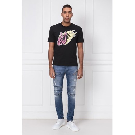 T-shirt męski Alexander Mcqueen z krótkimi rękawami 