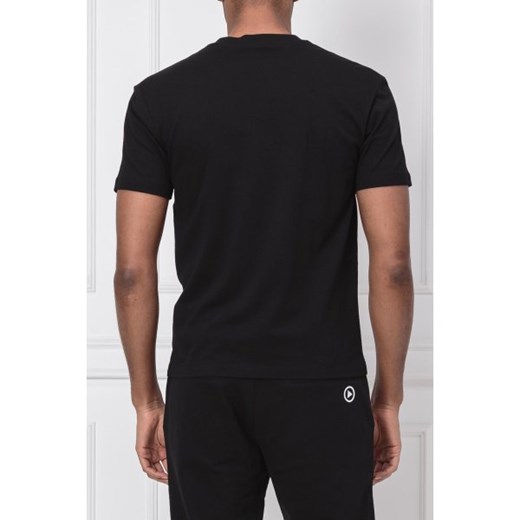 T-shirt męski Alexander Mcqueen czarny z krótkimi rękawami 