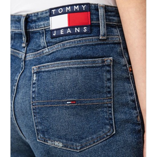Jeansy damskie Tommy Jeans gładkie 