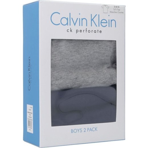 T-shirt chłopięce Calvin Klein Underwear z krótkimi rękawami bez wzorów 