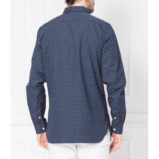Koszula męska Lacoste z długim rękawem w abstrakcyjne wzory 