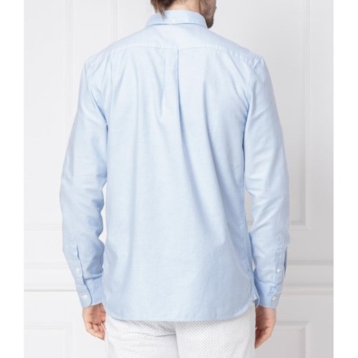 Koszula męska Lacoste elegancka bez wzorów 