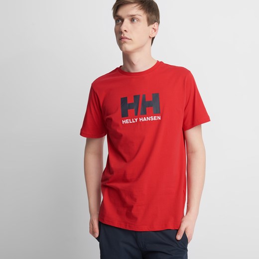 T-shirt męski Helly Hansen młodzieżowy z krótkim rękawem 