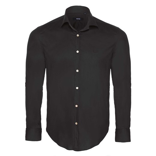 Czarna koszula slim fit HUGO BOSS Hugo Boss  S wyprzedaż Fashion4VIP 