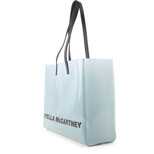 Shopper bag Stella Mccartney biała na ramię duża 