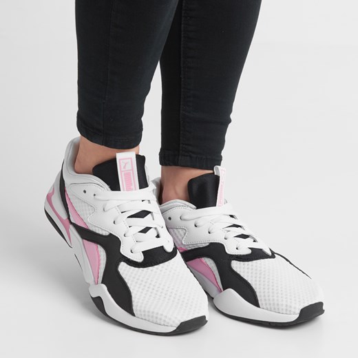 Buty sportowe damskie Puma sneakersy młodzieżowe zamszowe gładkie wiązane 