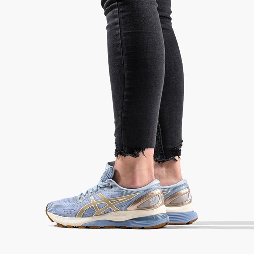 Buty sportowe damskie Asics dla biegaczy gładkie płaskie 