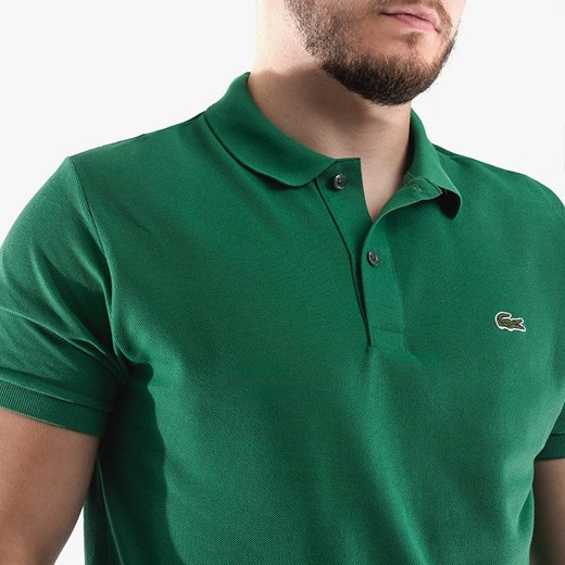 Lacoste t-shirt męski z krótkim rękawem zielony casual 