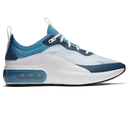 Buty sportowe damskie Nike do biegania niebieskie sznurowane płaskie 