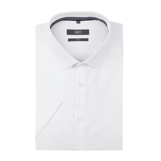 Koszula biznesowa o kroju slim fit z tkanym wzorem Jake*s  43/44 Peek&Cloppenburg 