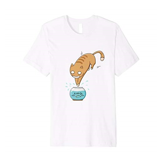 T-shirt dla dzieci i dorosłych „Koty szukają ryby”
