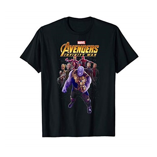 Marvel Avengers Infinity War Thanos Stars Graphic T-Shirt