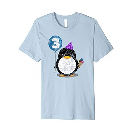 Pinguin Kid urodziny dziecko 3 lata chłopiec dziewczynka infant t-shirt