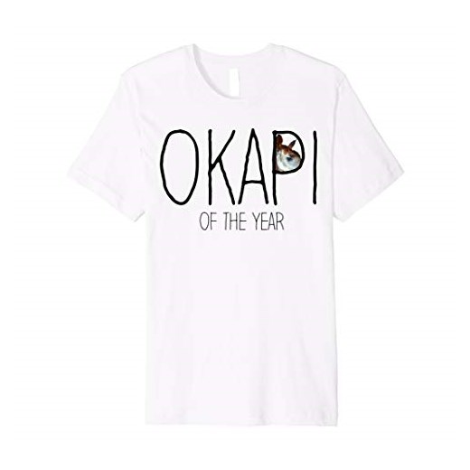 Koszulka Okapi T: Okapi roku koszulka - Okapi koszulka dziewczęca