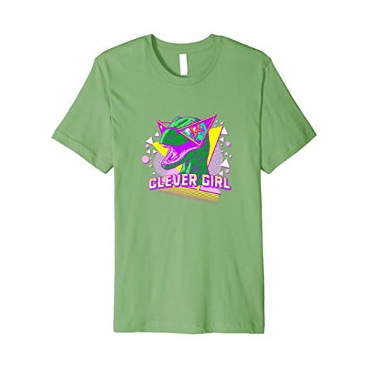 Clever Girl – Radical 90S dinozaur Velociraptor Art T-shirt