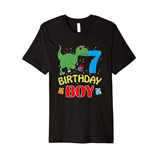 T-shirt chłopięce Funny Dinosaurs Birthday Shirts For Boys Gifts z krótkim rękawem 