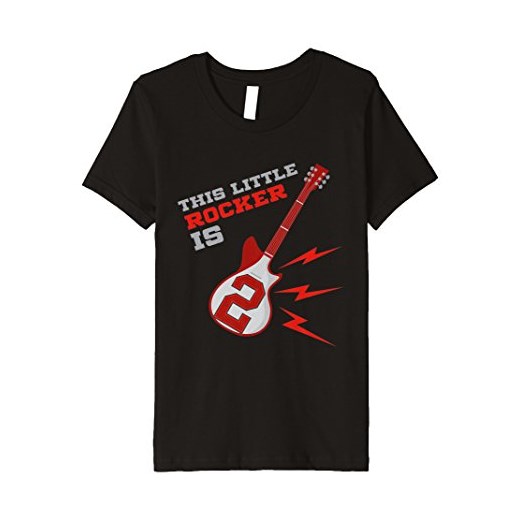 T-shirt chłopięce Boys Guitar Birthday Shirts w nadruki 