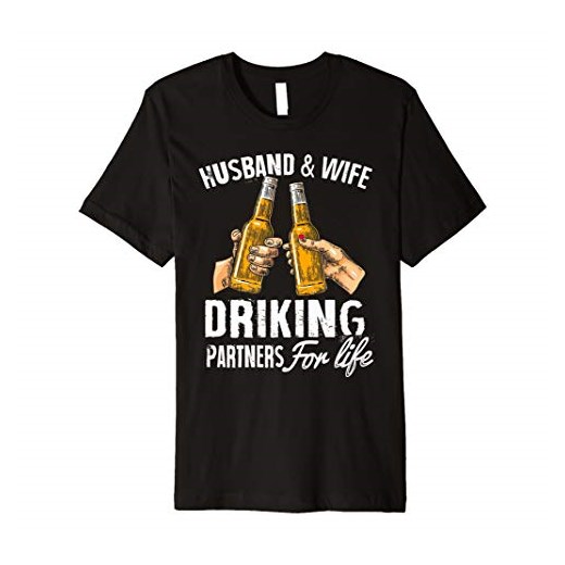 Koszulka dla mężczyzn i kobiet pij partnera