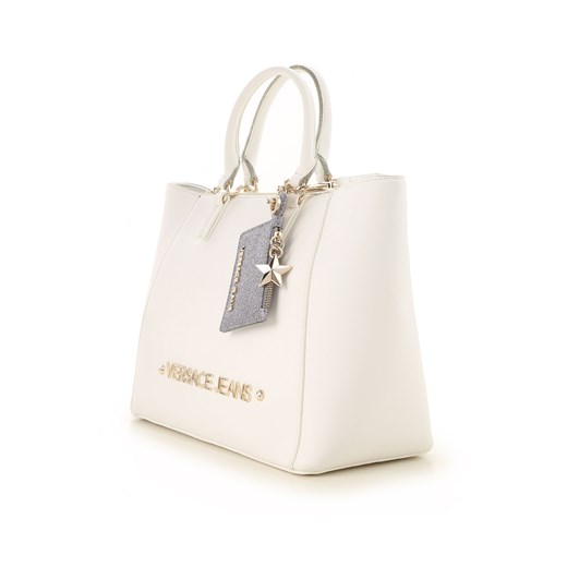 Versace Torba typu Tote, biały, Skóra Nappa, 2019 Versace  One Size RAFFAELLO NETWORK