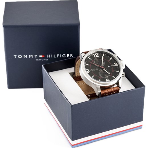 Tommy Hilfiger zegarek brązowy 