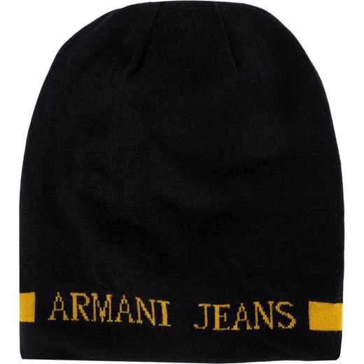 Armani Jeans Dwustronna czapka wełniana