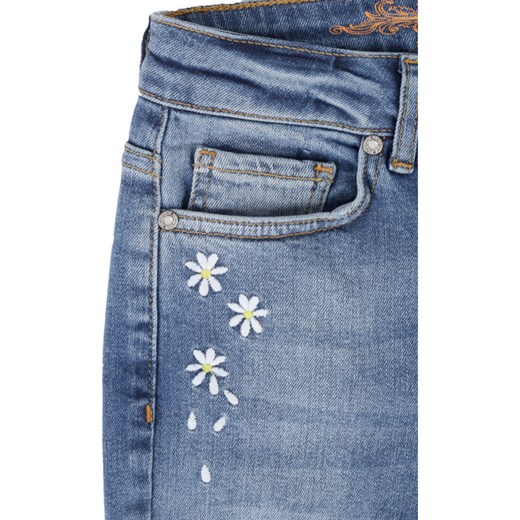 Desigual jeansy damskie niebieskie 