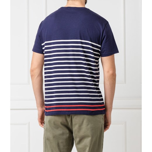 T-shirt męski Polo Ralph Lauren casualowy z krótkim rękawem wielokolorowy na jesień 