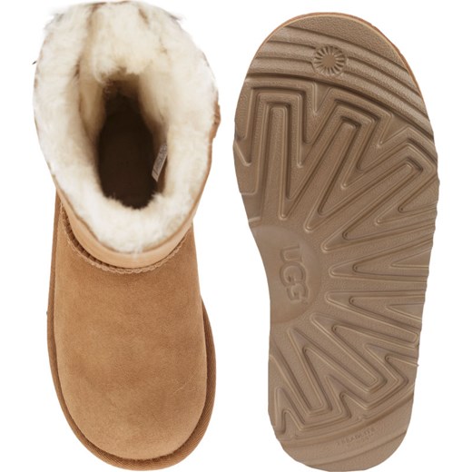 Buty zimowe dziecięce Ugg skórzane z wełny 