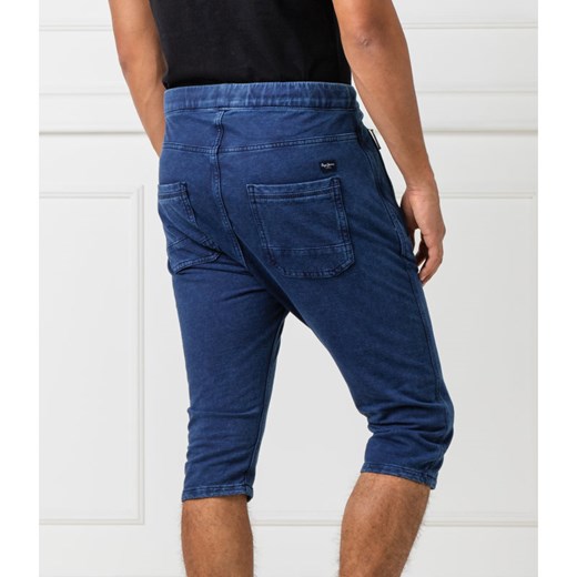 Pepe Jeans spodenki męskie niebieskie letnie 