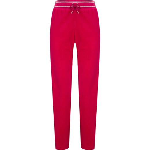 Pinko spodnie damskie czerwone dresowe 