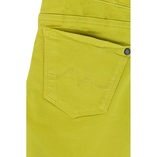 Spodnie damskie Pepe Jeans żółte młodzieżowe 