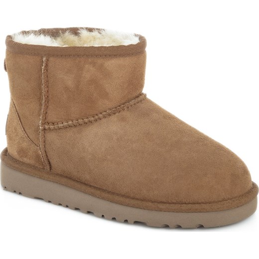 Buty zimowe dziecięce Ugg bez wzorów bez zapięcia śniegowce 