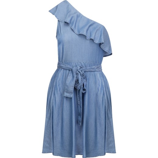 Sukienka Michael Kors mini asymetryczna bez rękawów z asymetrycznym dekoltem na co dzień casual 