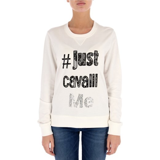Bluza damska beżowa Just Cavalli młodzieżowa krótka 