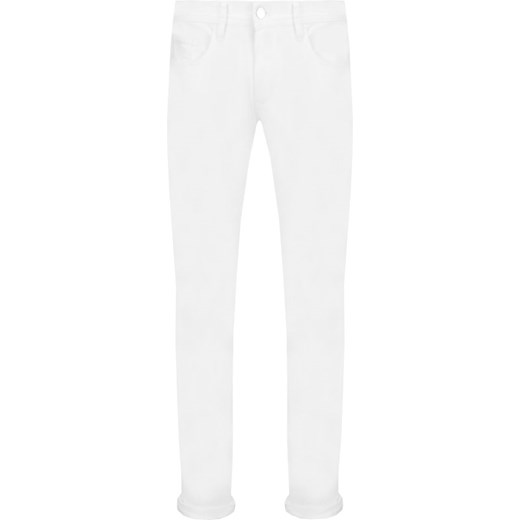 Białe jeansy męskie Armani 