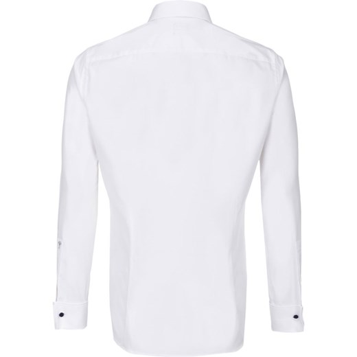 Biała koszula męska Joop! Collection casual gładka z długim rękawem 
