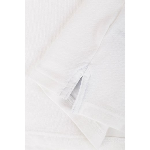 Biały t-shirt męski Tommy Hilfiger z krótkimi rękawami bez wzorów 
