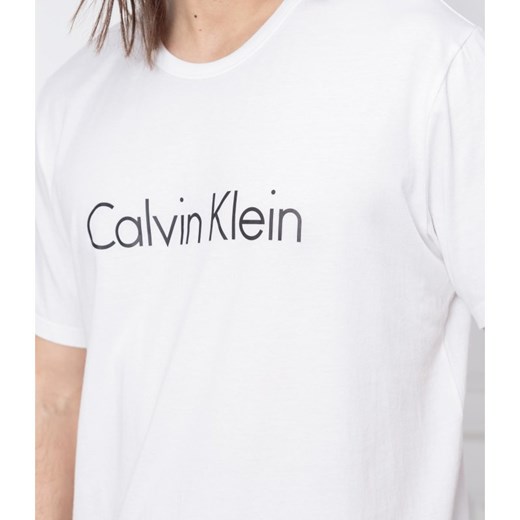Calvin Klein Underwear t-shirt męski wiosenny bawełniany w nadruki z krótkimi rękawami 
