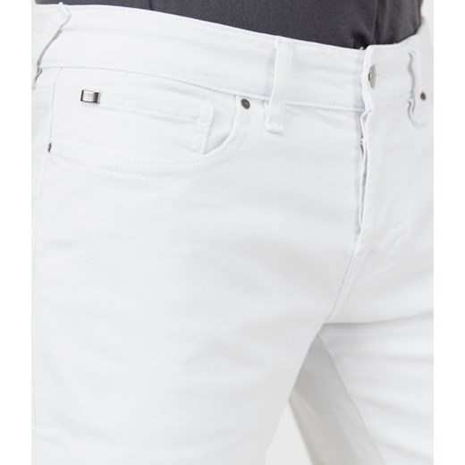 Spodenki męskie Guess Jeans białe gładkie 