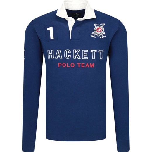 T-shirt męski Hackett London niebieski 