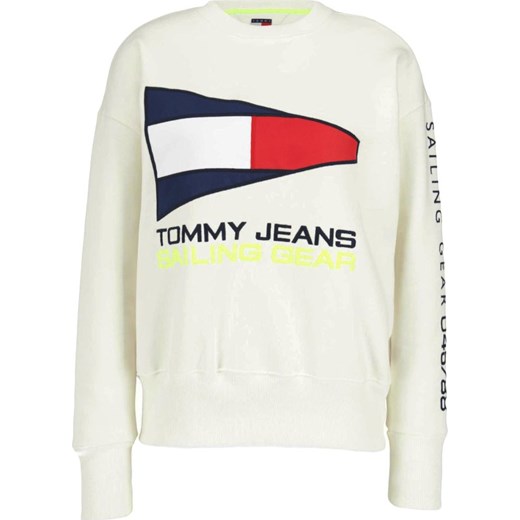 Tommy Jeans bluza damska biała krótka 