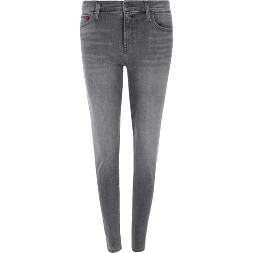 Tommy Jeans jeansy damskie w miejskim stylu bez wzorów 