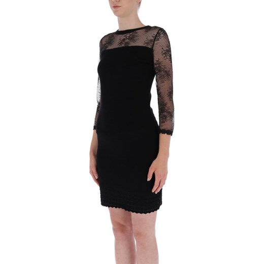 Sukienka Boutique Moschino z długim rękawem elegancka 